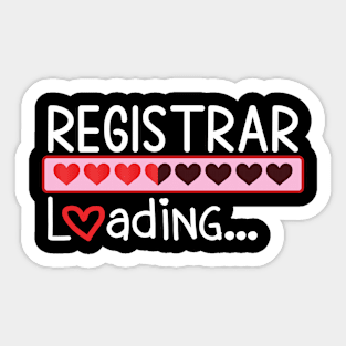 Registrar Loading Sticker